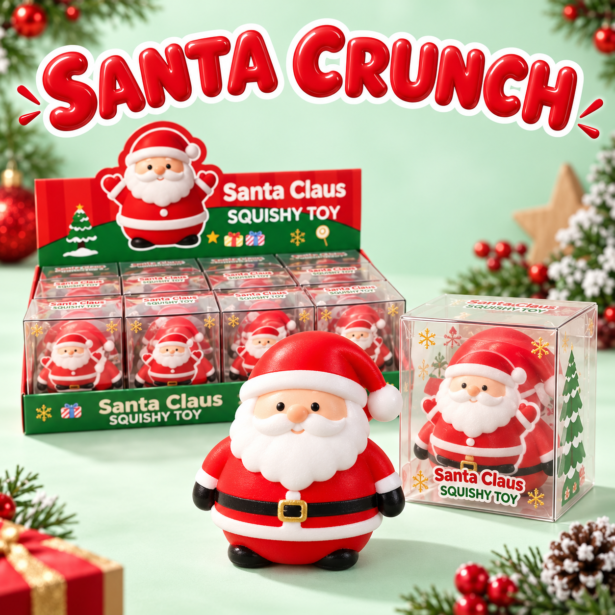 Santa Crunch Squishy (Christmas Edition)