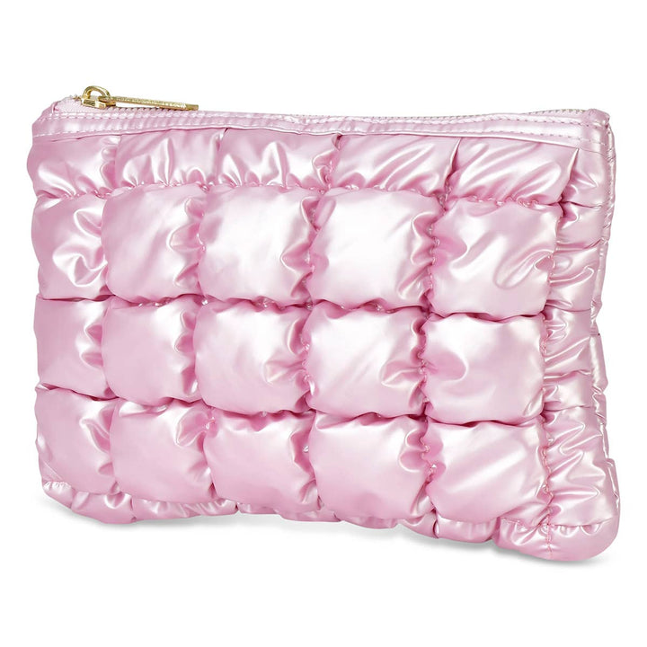 Icy Rose Puffer Pouch