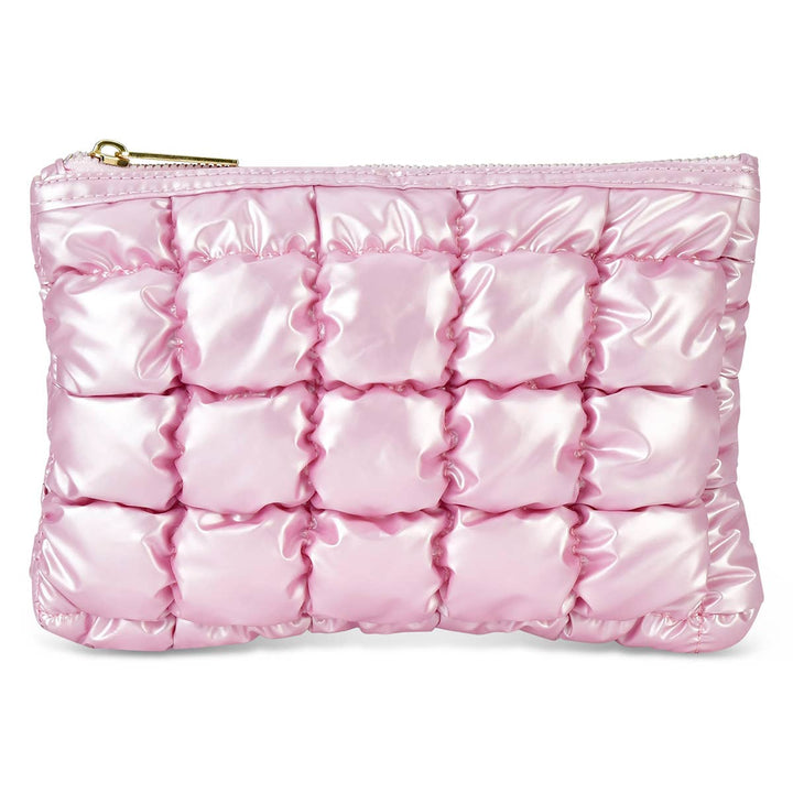 Icy Rose Puffer Pouch