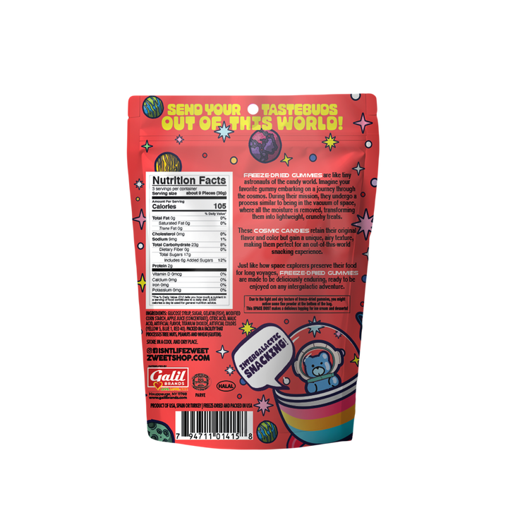 Cosmoz Freeze Dried Sour Watermelon| 3oz | Zweet