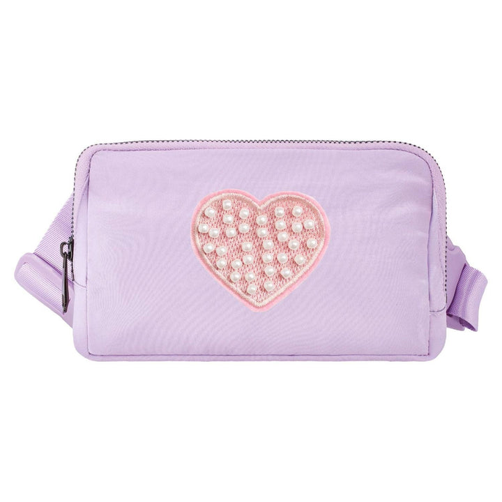 Pearl Heart Patch Belt Bag - Childrens Summer Accessories