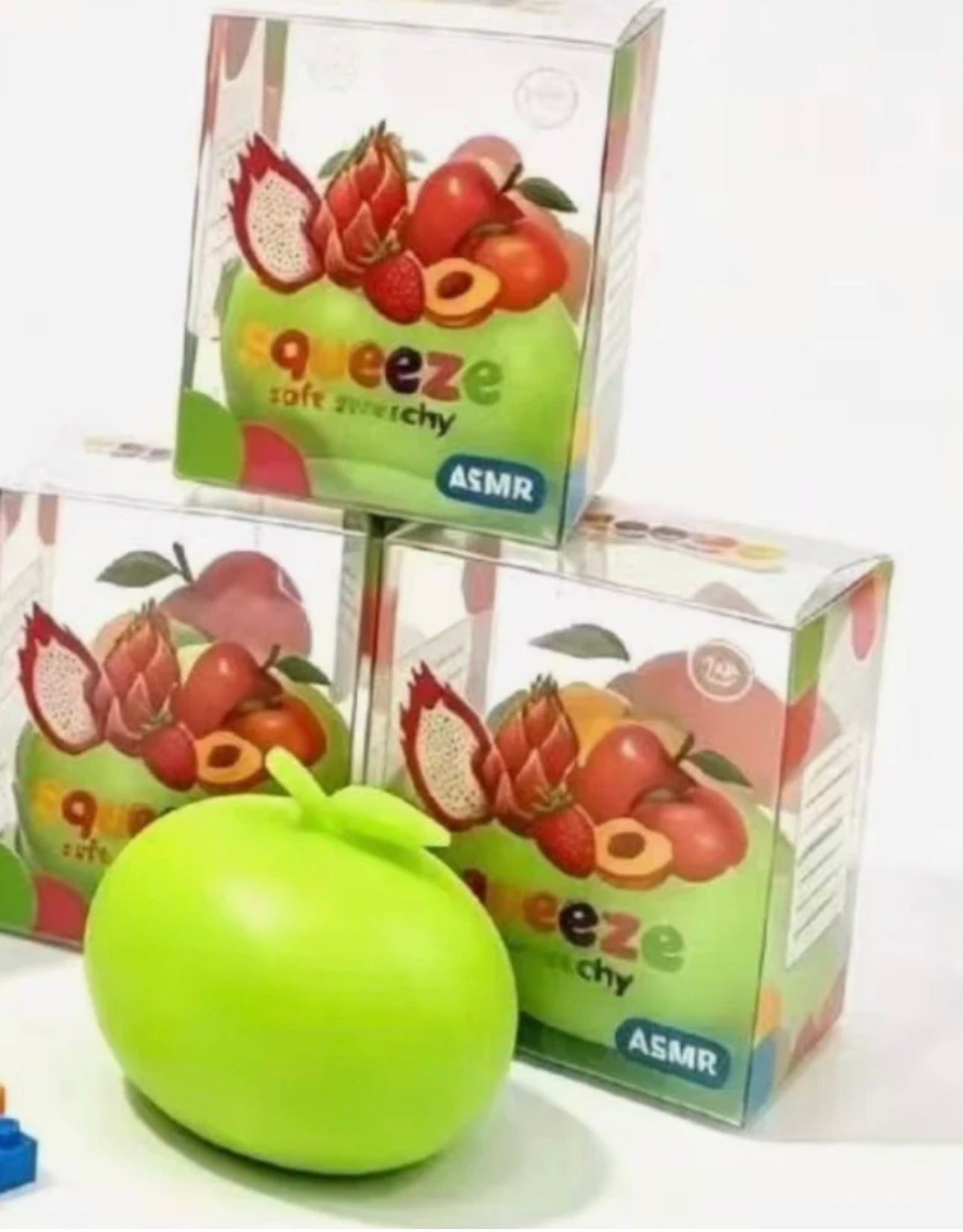 Crackling Crunchy Green Apple Squishy