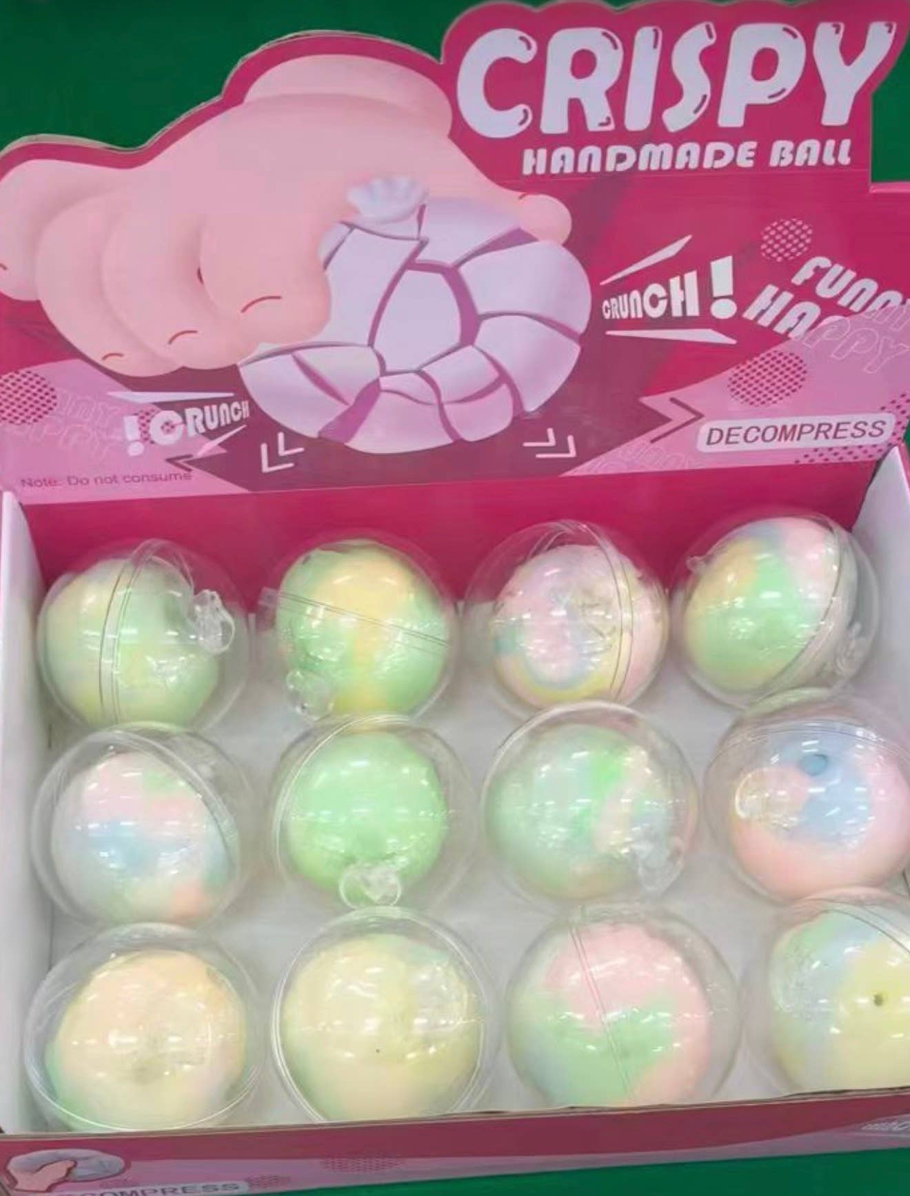 Cotton Candy Crunch Squishy Ball