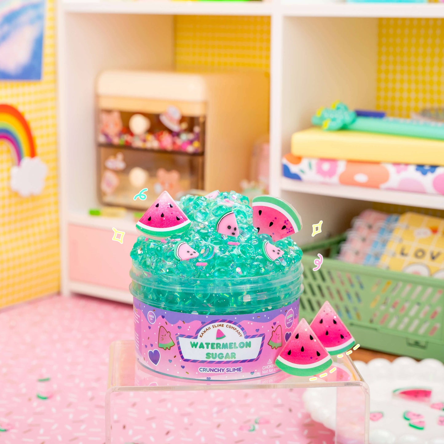 Watermelon Sugar Bingsu Signature Dome™ Slime