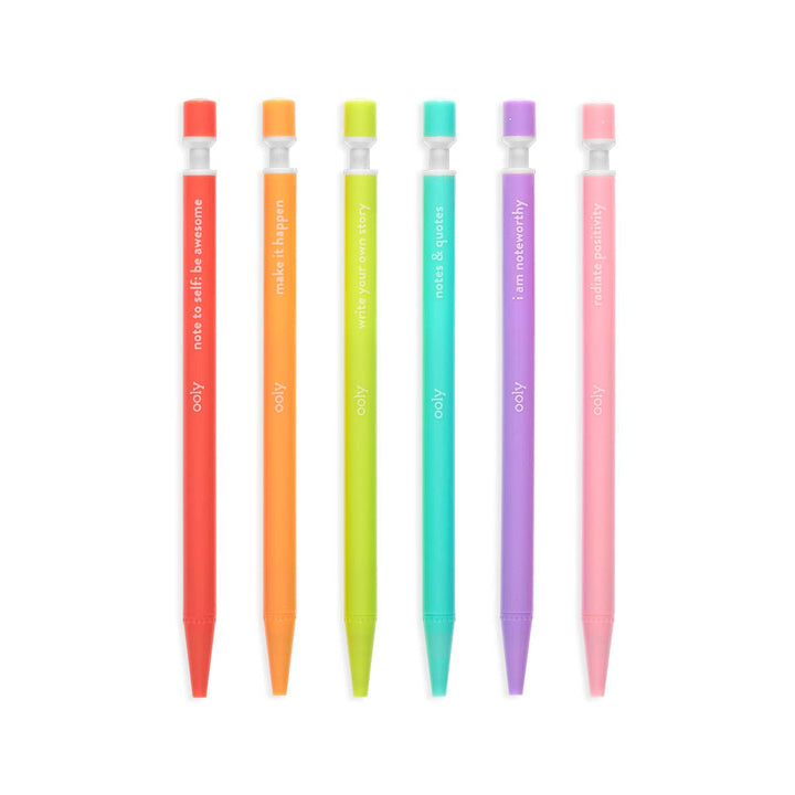 Noted!: Extra Thick Graphite Mechanical Pencils (Set of 6)