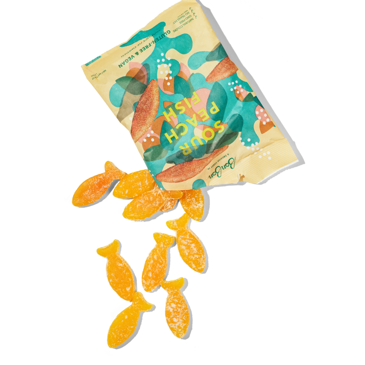 Sour Peach Fish - Swedish Candy 5.2oz (150g)
