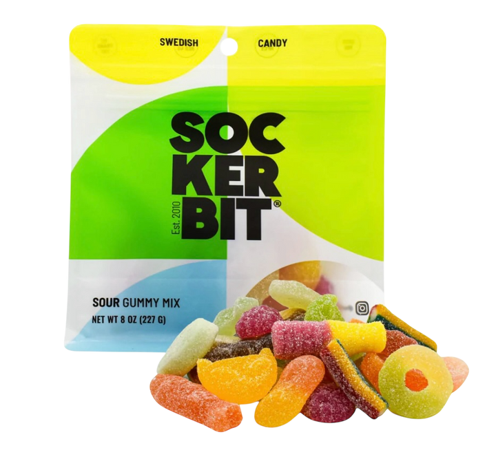 Sockerbit Sour Mix Swedish Candy Pouch