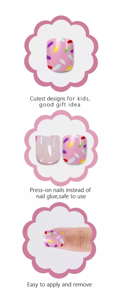 Sweet Treats Nails - Press On Nails Manicure - Stick On