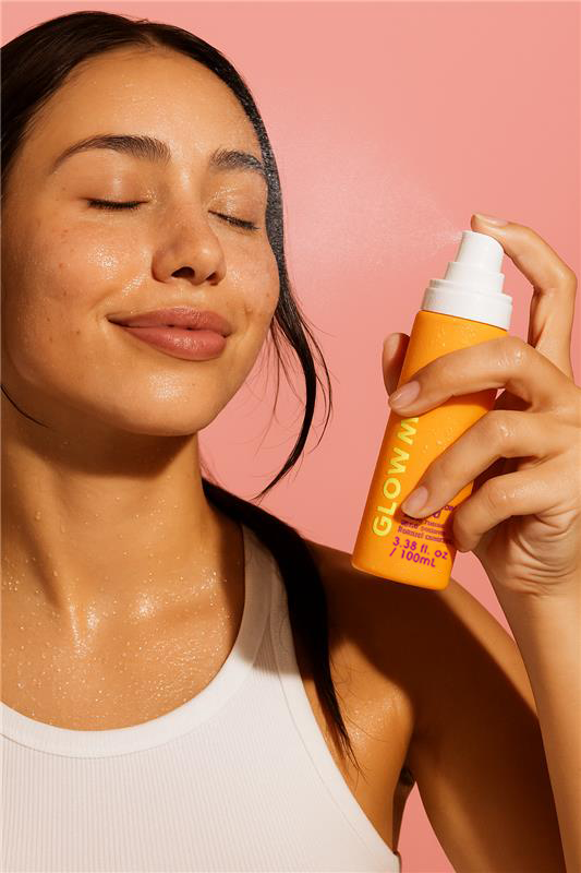 Peach and Mint Hydrating Body Mist