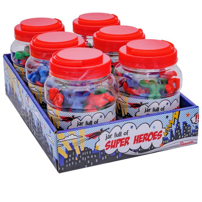 Toysmith Jar Full of Super Heroes