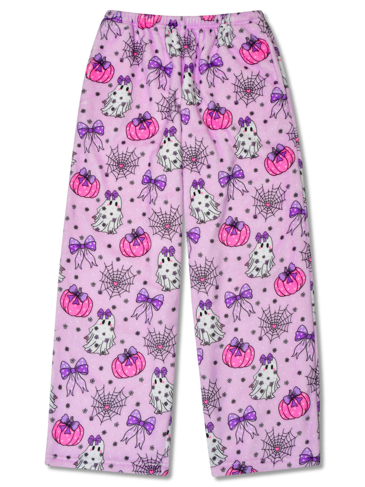 Spooky Season Plush Pants (Youth Medium (10-12))