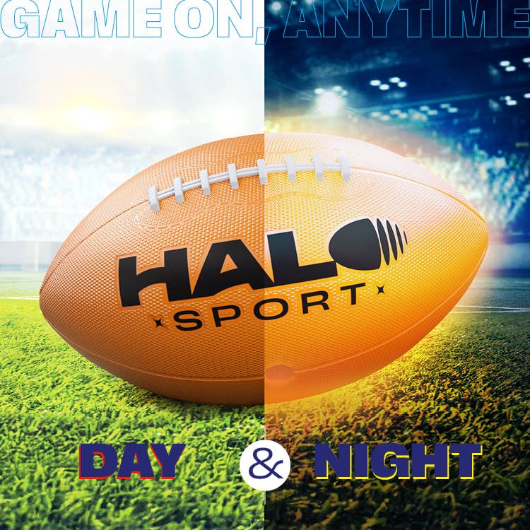 Rechargeable Light Up Football - Glow in The Dark Ball