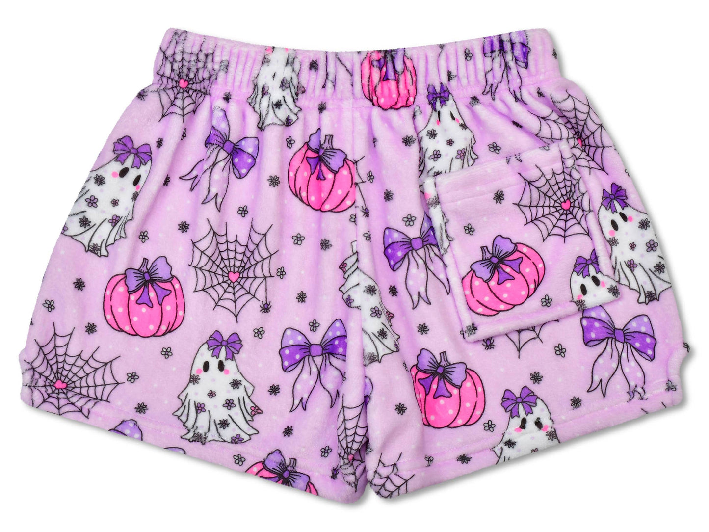 Spooky Season Plush Shorts (Medium (10-12))