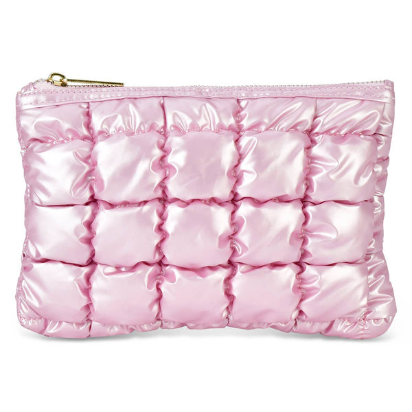 Icy Rose Puffer Pouch