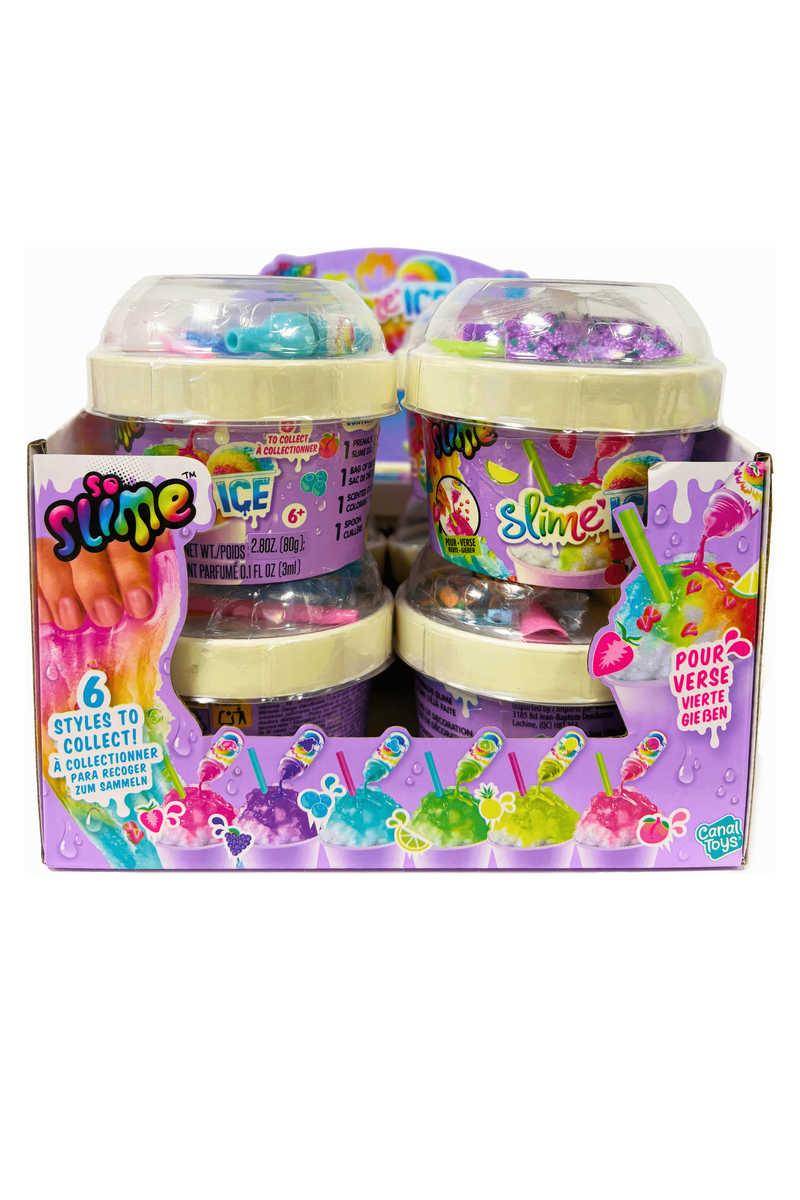 So Slime Ice Slime Mini Cup in 12pc Counter Display
