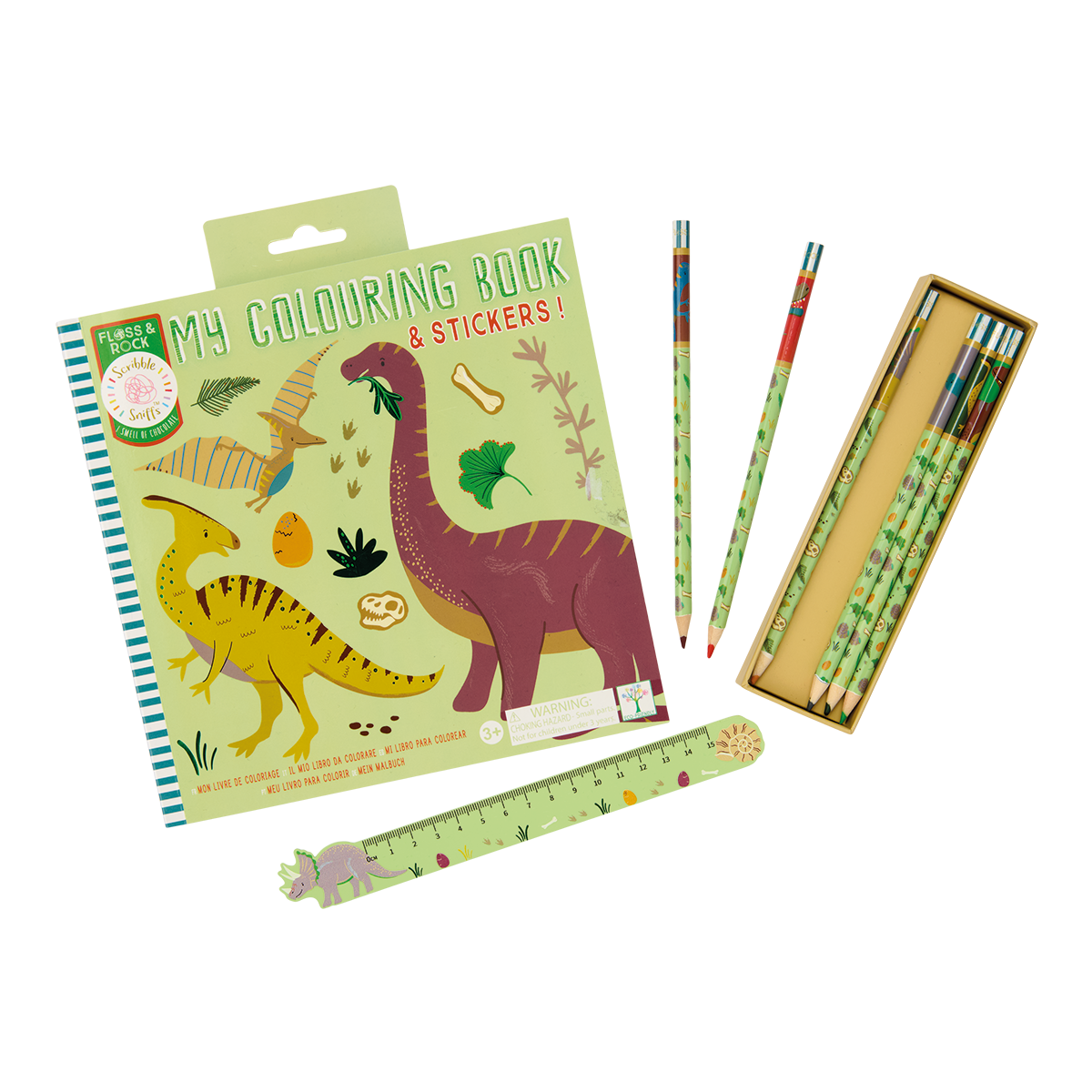 Scribble Sniffs Dino My Colouring Book