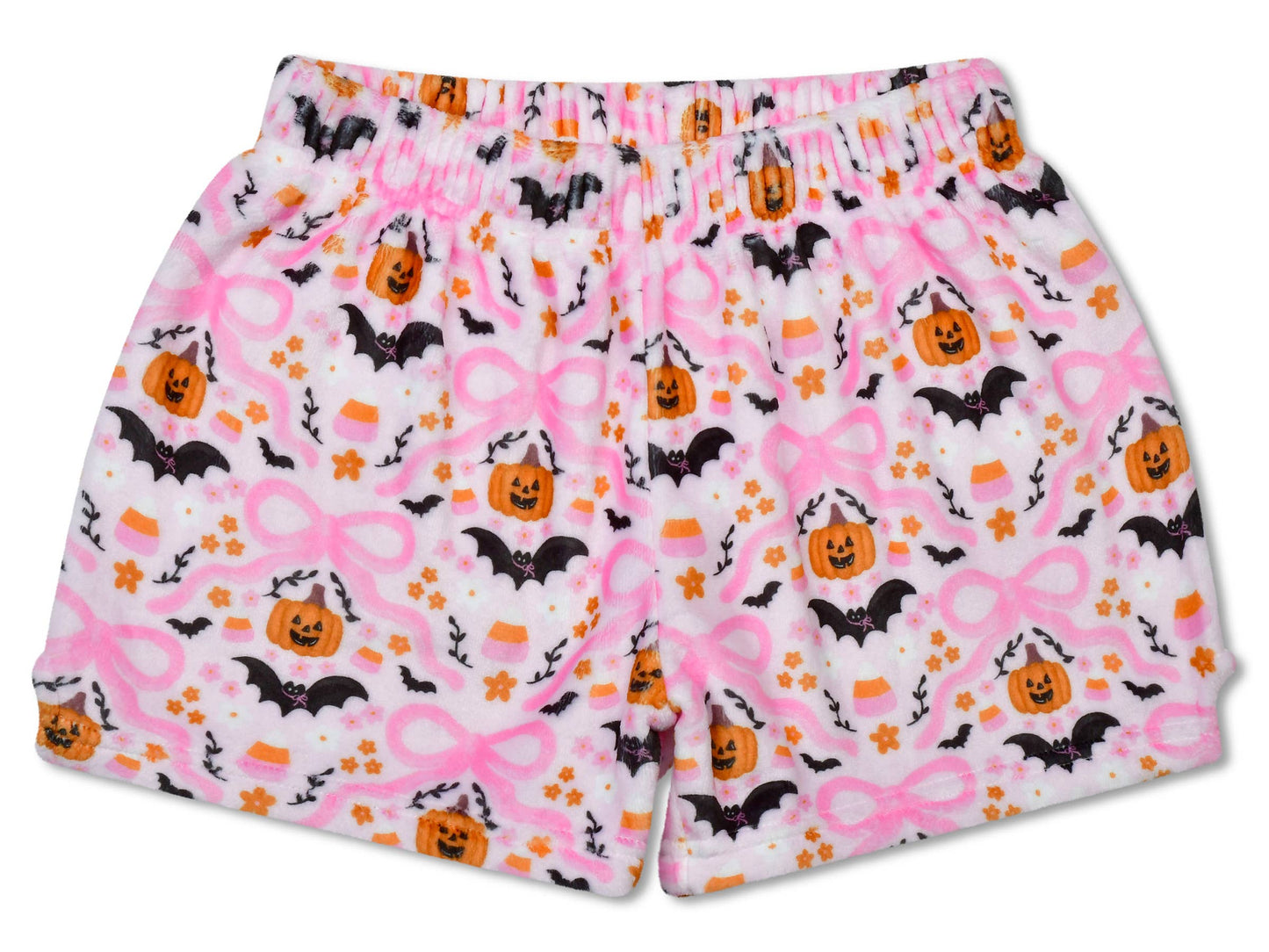 Bows And Bats Plush Shorts (Youth Large (14))