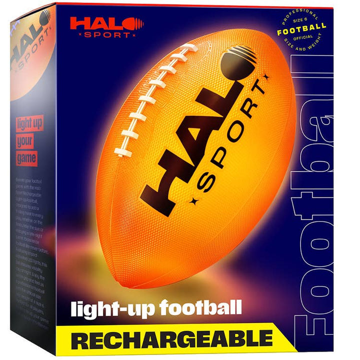 Rechargeable Light Up Football - Glow in The Dark Ball