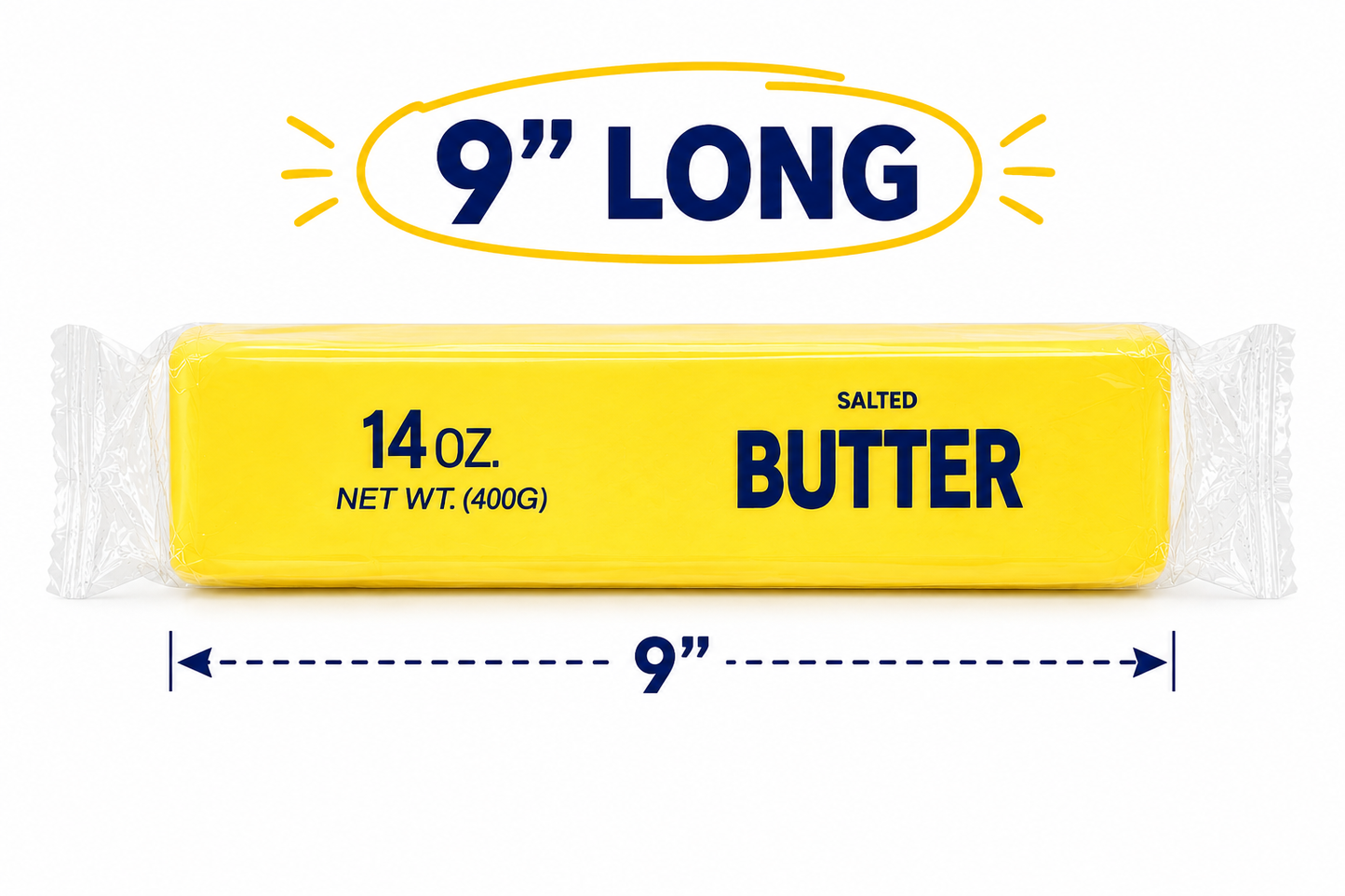 9" Jumbo Butter Squishy