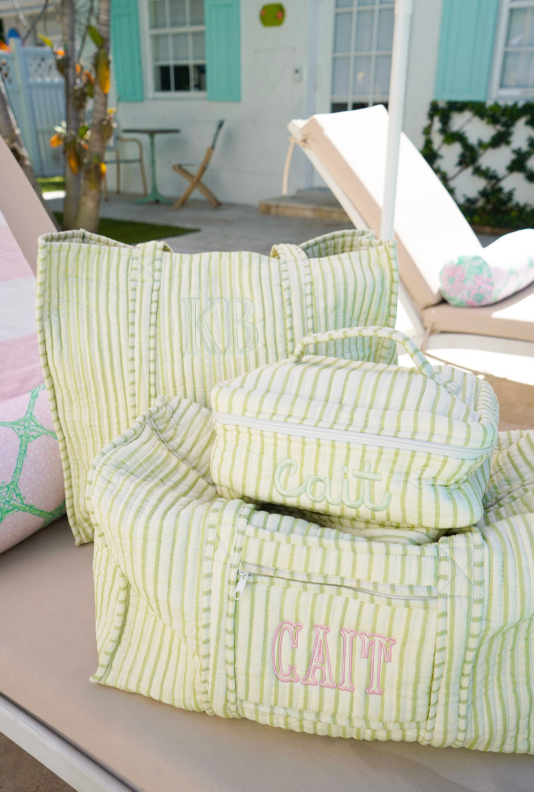 Quilted Block-Print - Stripe Collection