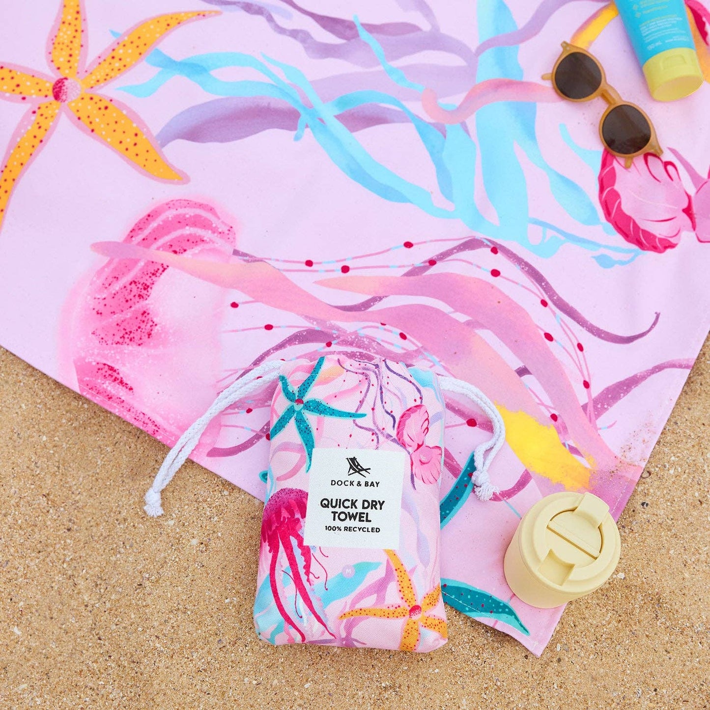 Dock & Bay Kids Beach Towel - Ready for this Jelly