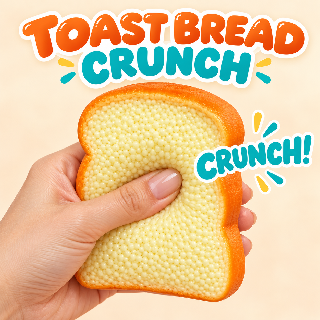 Toast Day “Toast Bread Crunch” ASMR Squishy