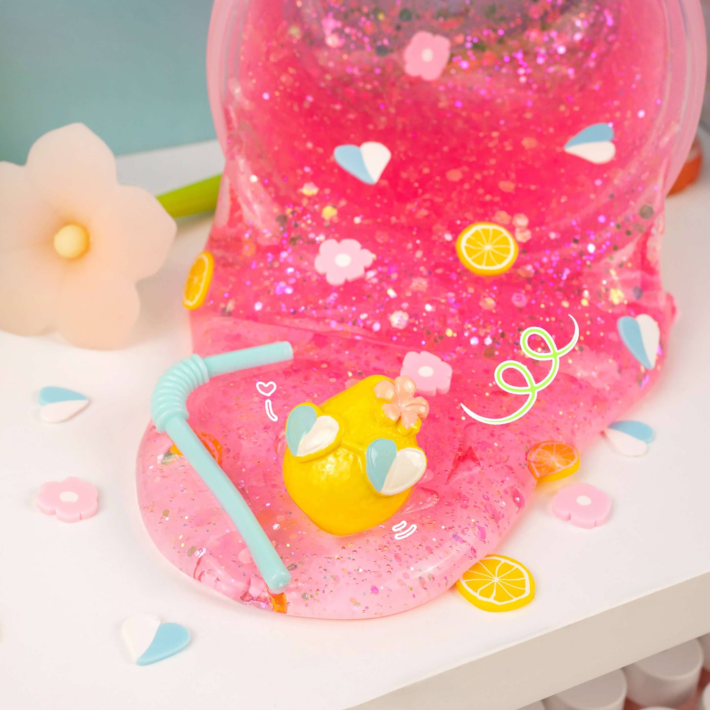 Pink Lemonade Clear Signature Dome™ Slime