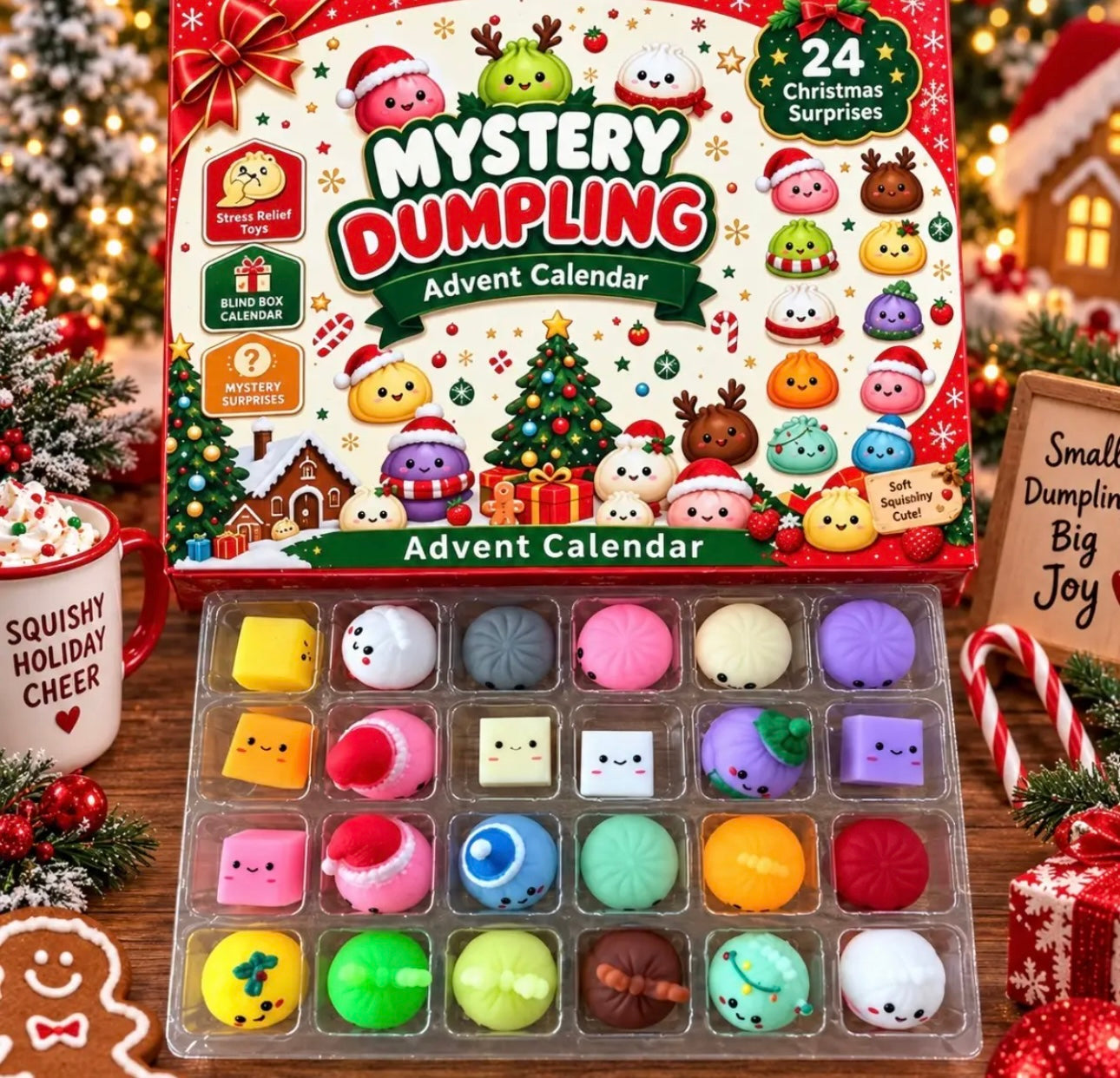 Dumpling Advent Calendar- PRE-ORDER. ESTIMATED ARRIVAL 10/15