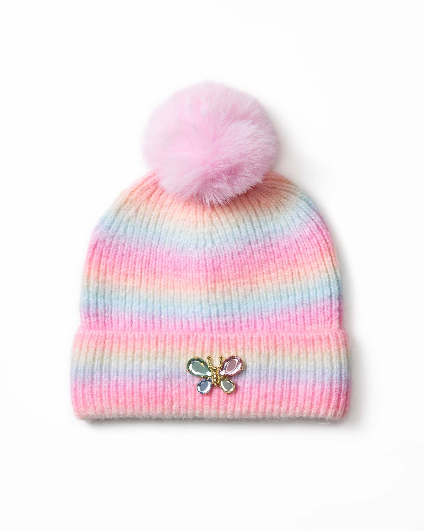 Super Smalls Pastel Rainbow Beanie