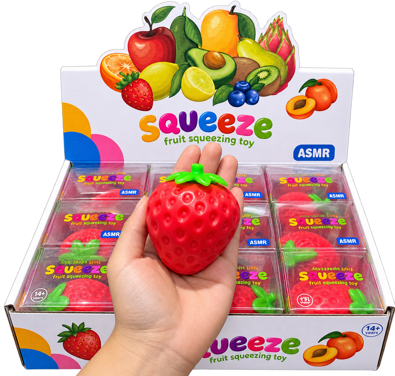 Crackling Crunchy Strawberry Squishy