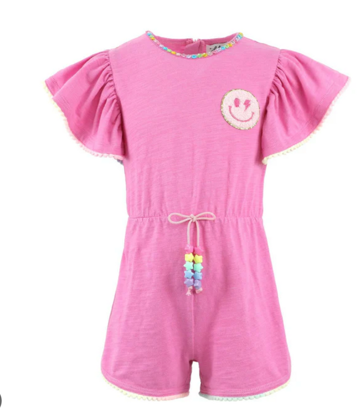 Pink Gems Emoji Romper