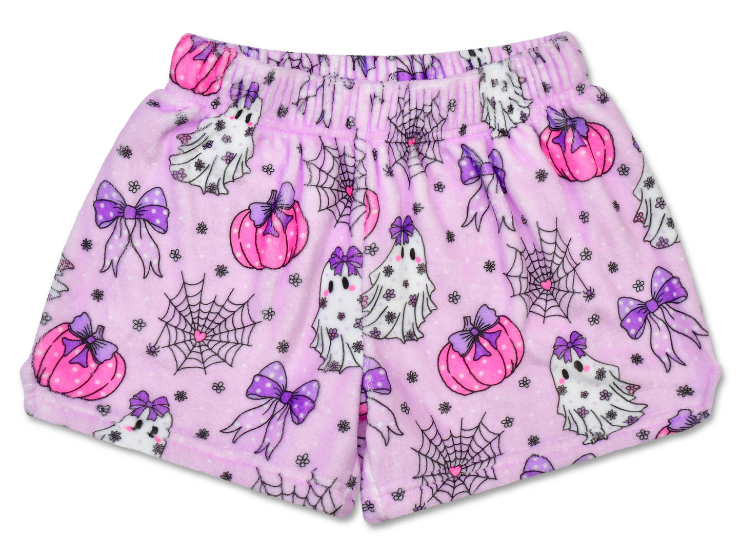 Spooky Season Plush Shorts (Medium (10-12))