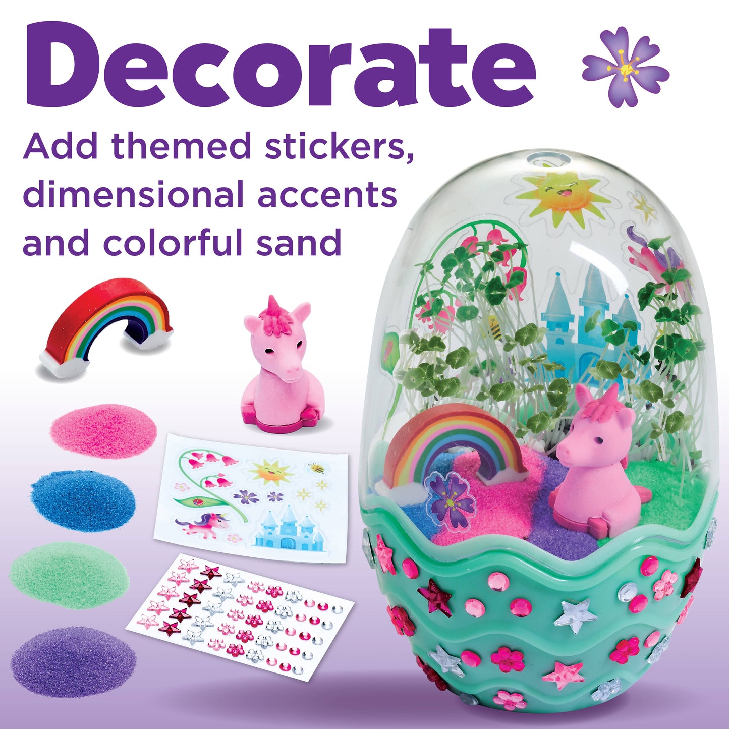 Grow a Mini Garden – Unicorn - DIY Craft Kit for Kids