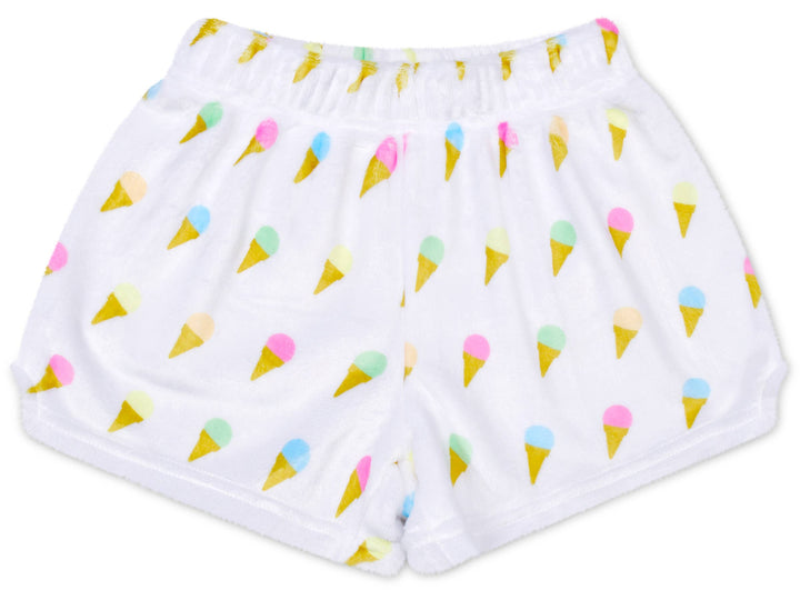 Sweet Scoops Plush Shorts (Youth Medium (10-12))