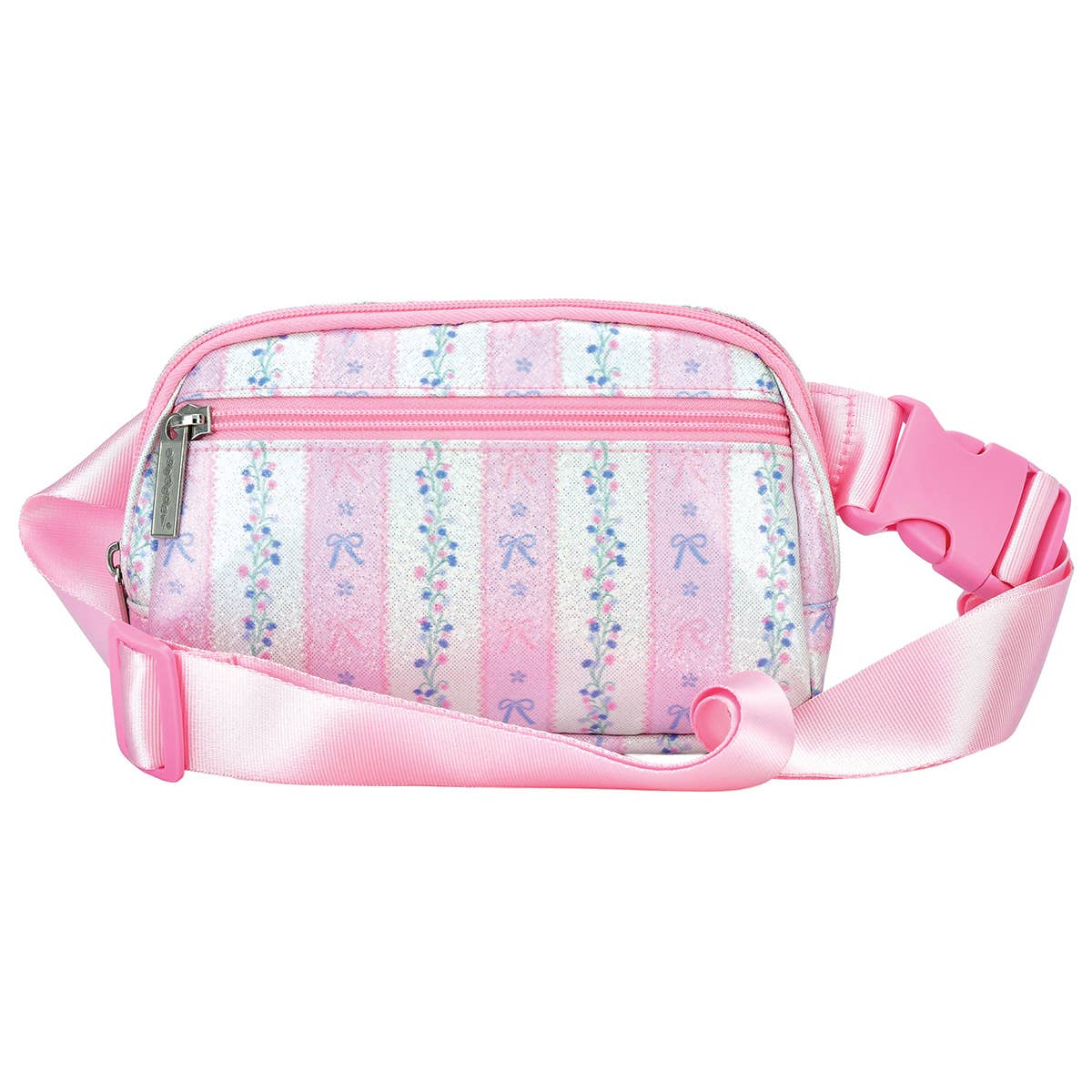 Floral Stripes Belt Bag