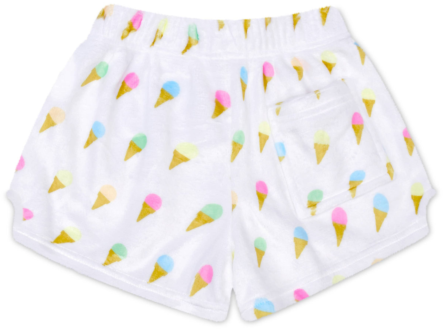 Sweet Scoops Plush Shorts (Youth Medium (10-12))