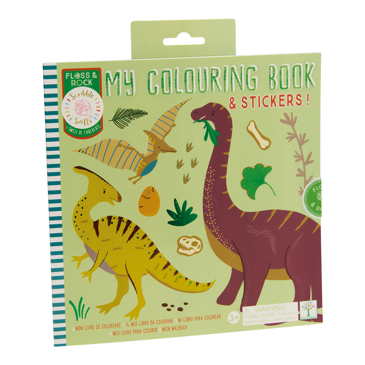 Scribble Sniffs Dino My Colouring Book