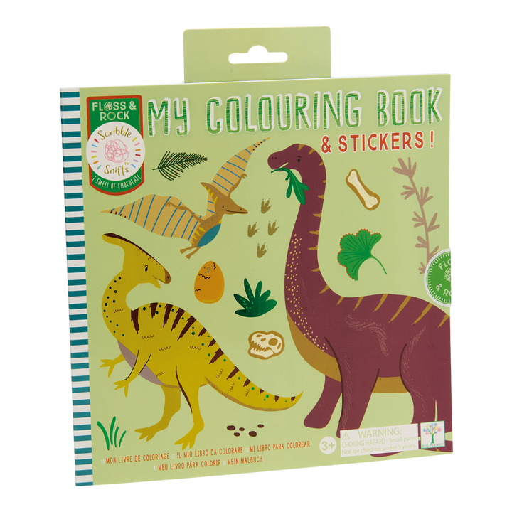 Scribble Sniffs Dino My Colouring Book