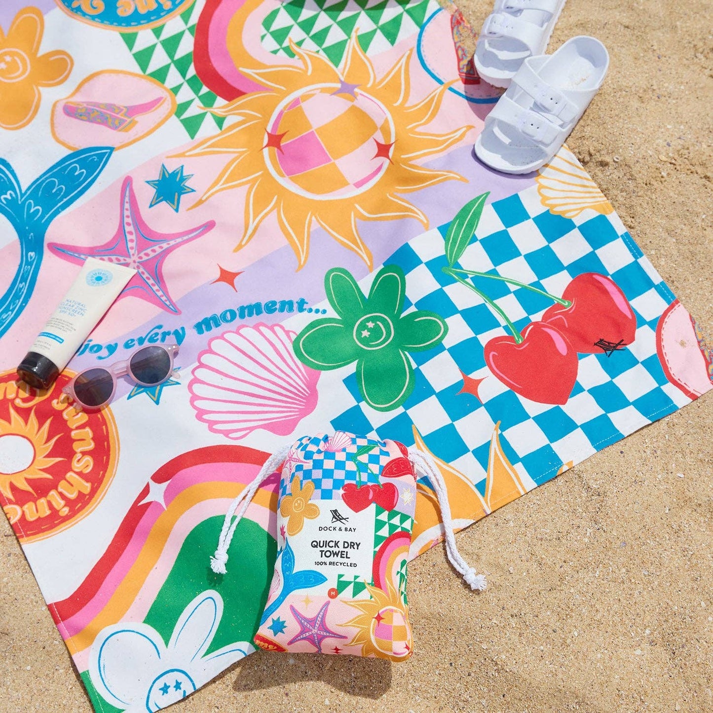 Dock & Bay Kids Beach Towel - Good Vibes Club