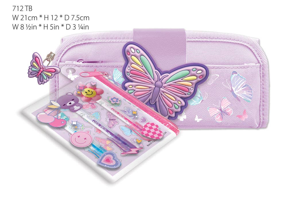 My Perfect pencil Bag, Tie Dye Butterfly