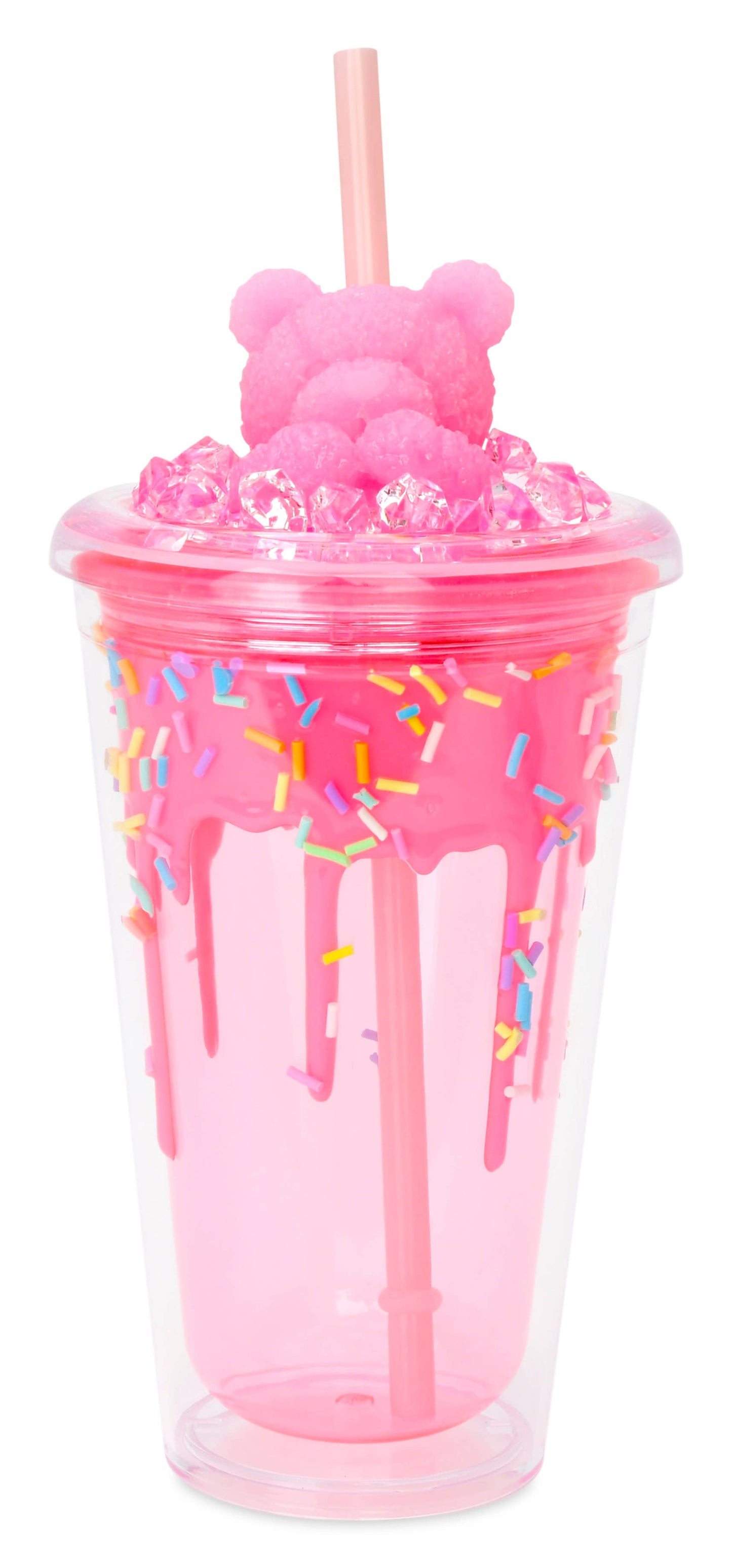 PINK BEAR SPRINKLES TUMBLER