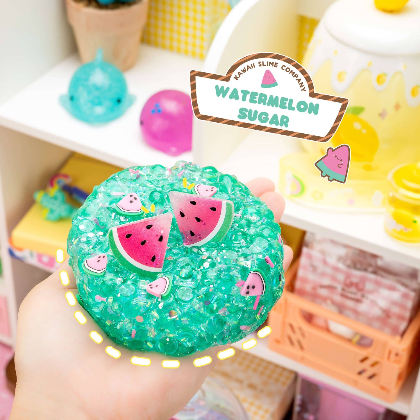 Watermelon Sugar Bingsu Signature Dome™ Slime
