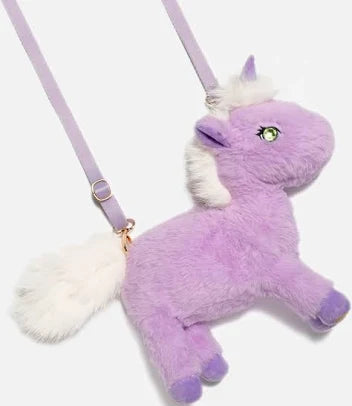 Gem Pals Opal Plush Unicorn Bag