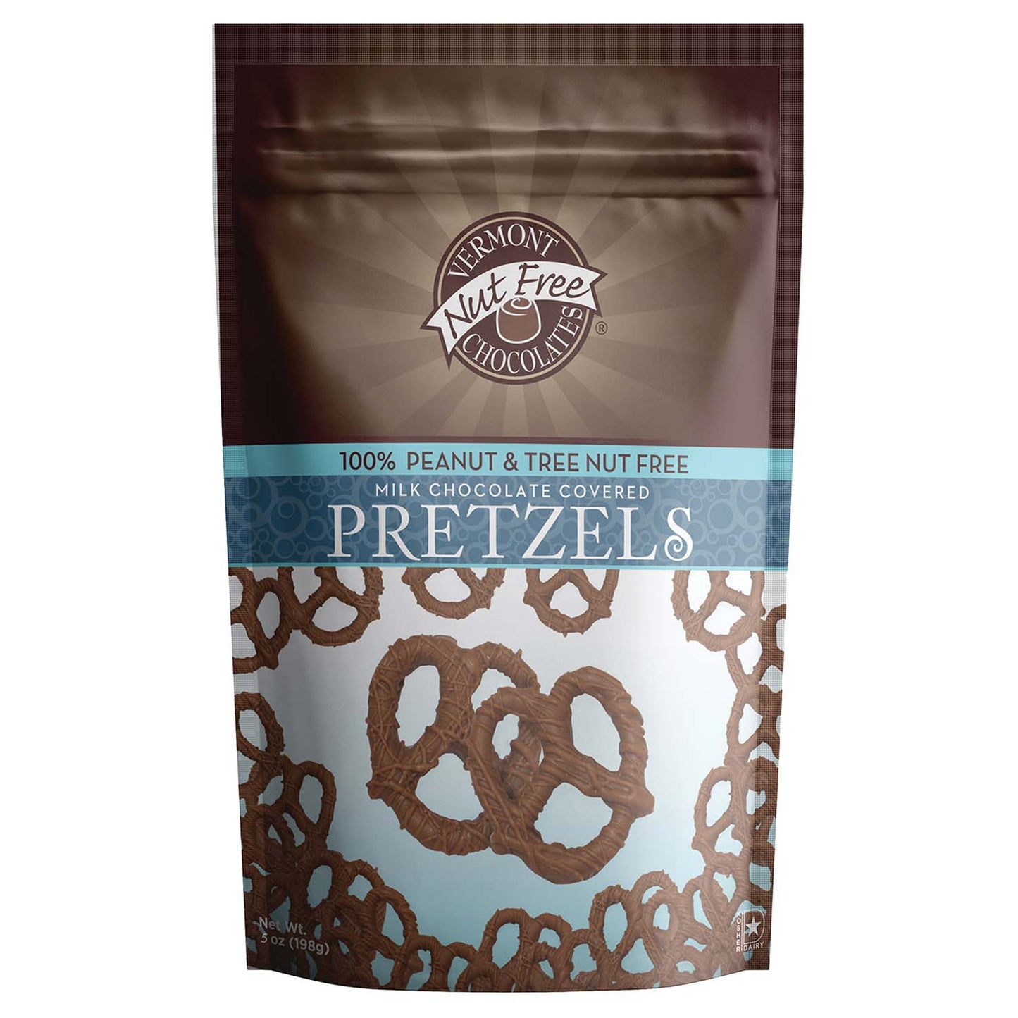 Vermont Nut Free Milk Chocolate Pretzels