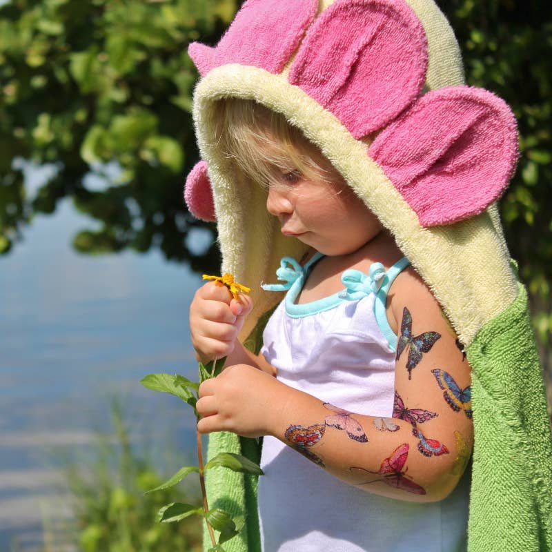 Flower Hooded Towel