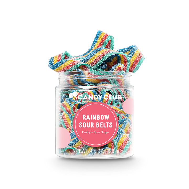 Rainbow Sour Belt Candies